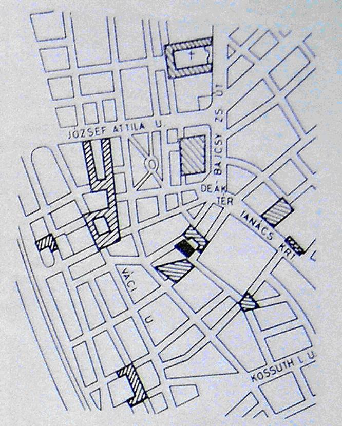 Parkolási térkép Budapest 1970